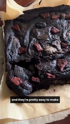 Oil-Free Sweet Potato Brownies with Black Tahini (Vegan & GF)