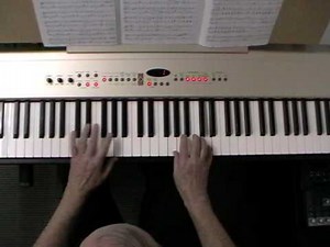 Blue Bossa, Piano-Version, intermediate level
