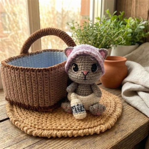 Crochet Cat Amigurumi Pattern PDF, Cute Realistic Kitten Plush,cute Amigurumi Plushie Lovey,handmade Crochet Toy Tutorial, Amigurumi Cat - Etsy Canada