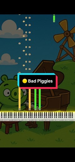 Learn Bad Piggies: Intermediate Piano Tutorial