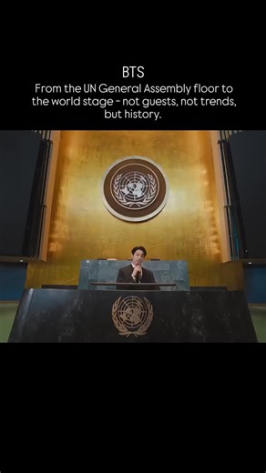 Anna Papyan on Instagram: "September 20, 2021. United Nations Headquarters, New York. The 76th UN General Assembly (SDG Moment). Introduced by President Moon Jae-in, appointed as Special Presidential Envoys for Future Generations and Culture, BTS didn't come as idols. They came as voices. They stood where world leaders stand and spoke about youth, hope, responsibility, and the future - refusing the label "lost generation" and choosing "welcome generation". And then - they did something no one ex