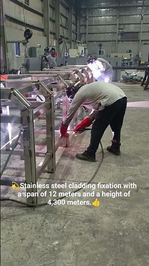 💫Stainless steel cladding fixation👍#StainlessSteelCladding #FixationExperts