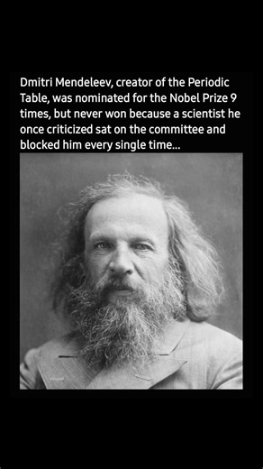 He Created the Periodic Table… But NEVER Won the Nobel Prize 😳⚛️