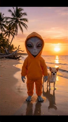​"Alien vs. Chihuahua." #shorts #alien