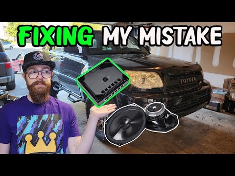 2003-2009 4Runner Installing An Aftermarket Speaker Crossover (Update For The Speaker Upgrade)