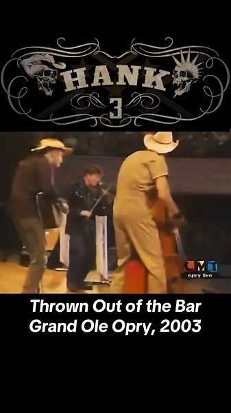 Hank Williams III: Thrown Out of the Bar at Grand Ole Opry