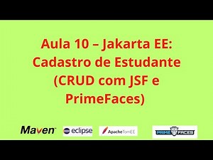 Lesson 10 – Jakarta EE: Student Registration (CRUD with JSF and PrimeFaces)