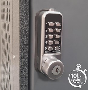 BL1706 - Mini cabinet lock with key override and internal cam mechanism - Borg Locks