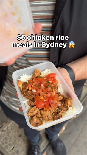 Food Inbox 🍜 Kat and Alex on Instagram: "$5 CHICKEN RICE IN SYDNEY! 🤑 You guys probably already know this place for their cheap dumplings, but now they have this NEW Anabolic Chicken on the menu for just $5 and it’s definitely worth trying! It comes with grilled chicken and rice topped with a tomato and kale salad, and the best part is there’s a WHOPPING 51g protein per serving which is great if you’re trying hit your fitness macro goals 💪🏼 Eating healthy in Sydney is usually pretty expensiv