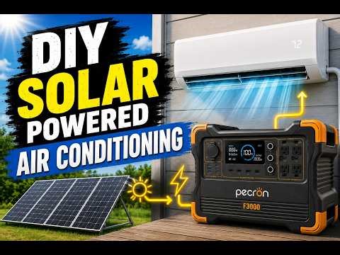 DIY Solar Powered Air Conditioning!!!