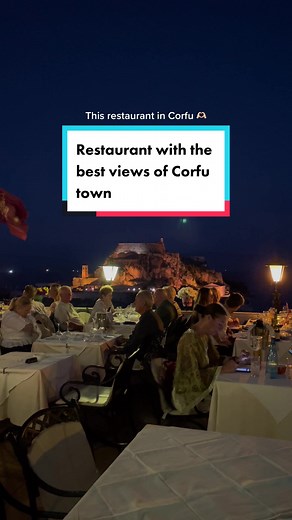 Best Views of Corfu Town | Cavalieri Hotel Restaurant
