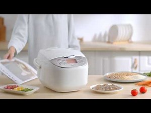 Japanese Fuzzy Logic Rice Cooker from Toshiba TRCS01 One-Touch Cooking
