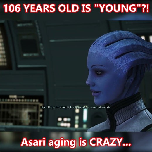 "I am barely more than a child" - Liara at 106 💀😭 #MassEffect #gamingshorts #shorts #gaming #rpg