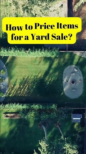 How to price items for a yard sale #shorts
