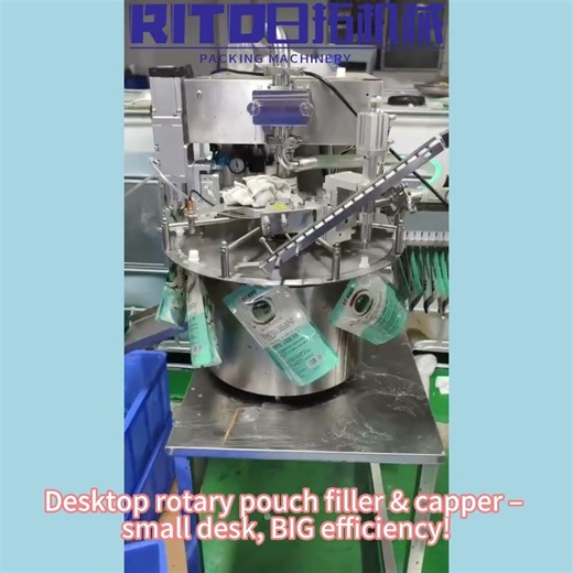 Desktop Rotary Filling & Capping Machine Demo