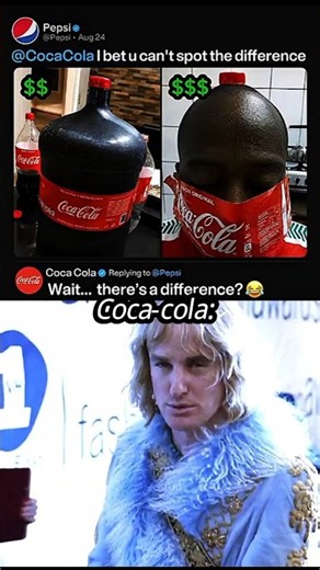 Coca-cola duplicate product 😂 #cocacola #pepsi #memes