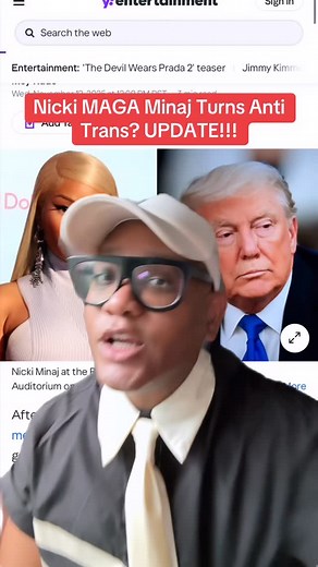 3 comments | Nicki MAGA Minaj Turns Anti Trans? UPDATE!!! #nickiminaj #musicnews #entertainmentnews #blacktiktok #lgbt #lgbtq | Espie Randolph | Facebook