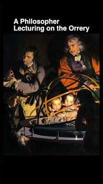 A Philosopher Lecturing on the Orrery (1766), Joseph Wright, One Minute Art #art #arthistory