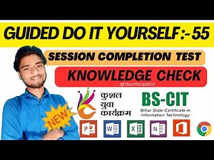 GUIDED DO-IT-YOURSELF SESSION 55 | BS-CIT SESSION 28