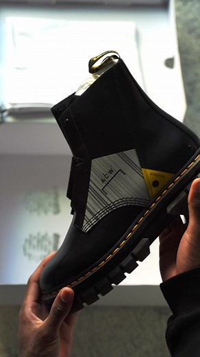Came for the unboxing, stayed for the tissue rustle. @Pierre Laurent unboxes the Dr. Martens x A-COLD-WALL* collab. #oddlysatisfying #unboxing