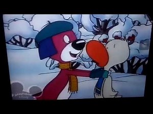 Pb and J Otter Noodle Dance in winter