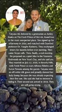 Tatyana Ali From Fresh Prince Found Her Husband On eHarmony And He Proposed In The Redwoods.