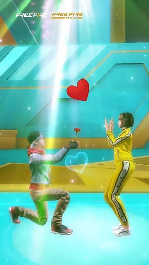 Maxim's Romantic Gesture in Free Fire Scene