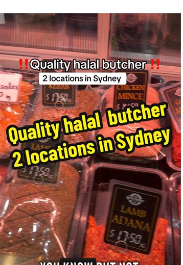 100% halal quality butcher 👌🏼🙌 Nazar Butchery, 2 locations: 📍The ponds shopping Center 📍Mount Druitt #halal #halalmeat #butcher #butchershop #butchery #sydneyfoodie #meatshop #sydney #syd #meat #steak