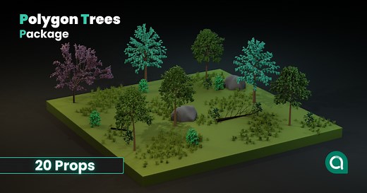 Polygon Trees | 3D Trees | Unity Asset Store