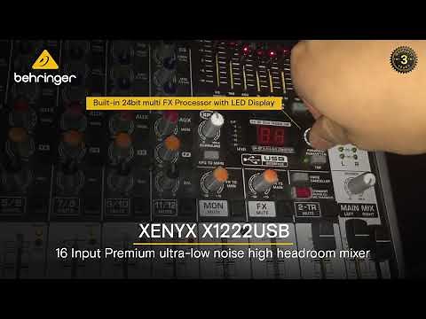 Behringer XENYX X1222USB Mixer