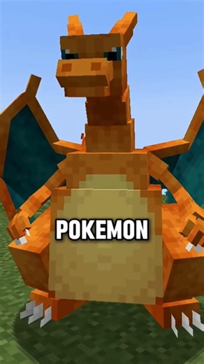 POKEMON in Minecraft!😱 #minecraft #shorts #minecraftshorts