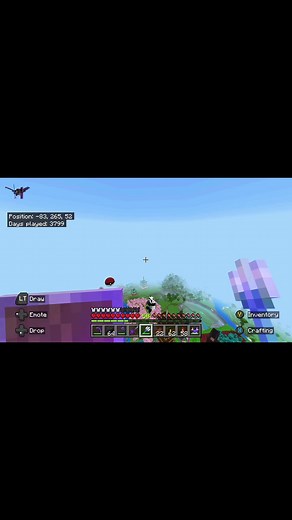 Creeper Castle Build Progress in Minecraft