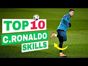 Top 10 Famous Skills of CRISTIANO RONALDO 🤩🚀 | Football Skills Tutorial