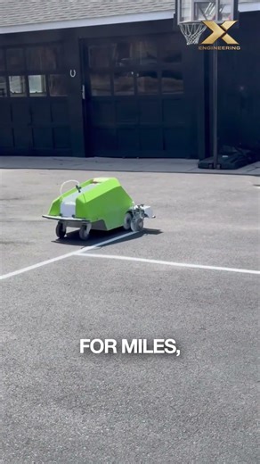 Autonomous Line Marking Robot in Action #shortvideo