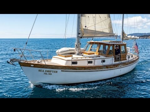 Inside the Classic 1970s American 28 Motor-Sailer | Timeless Vintage Yacht Design & Cruising Life
