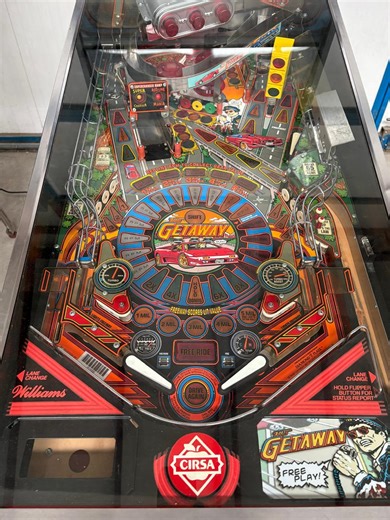 GETAWAY HIGH SPEED II WILLIAMS PINBALL FLIPPER (D0113) - ExpAnd - Pinball Machines