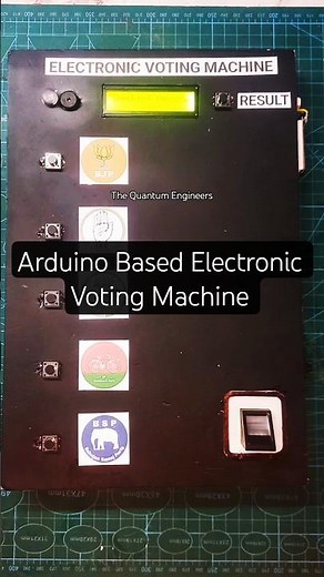 Arduino EVM | EVM Machine | VOTING MACHINE