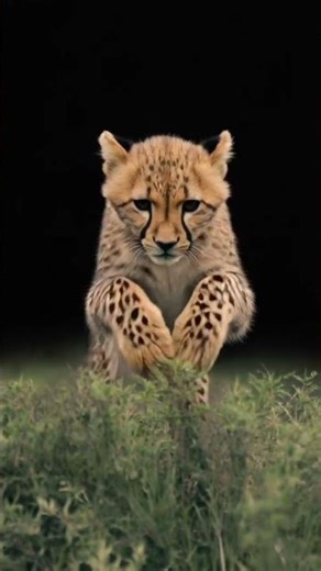 Baby Cheetah’s Innocent Look 🐆❤️ | Nature Shorts