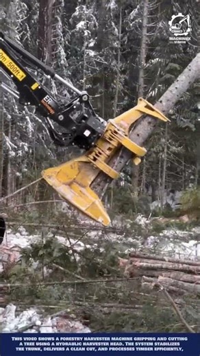 Smart Tree Harvesting Machine Innovation for Single - Grip Felling and Delimbing