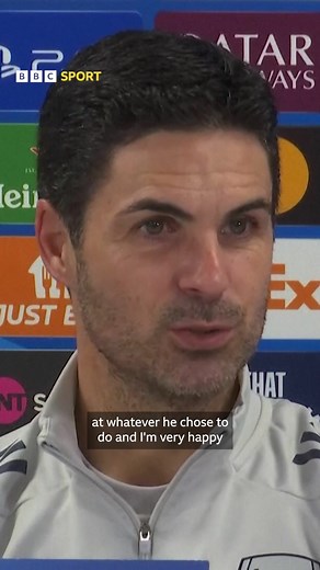 "He was going to be excellent at whatever he chose to do." 🙌 Mikel Arteta says he's not surprised by the job Vincent Kompany is doing at Bayern Munich 👏 | Match of the Day