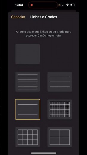 Como Adicionar Linhas e Grades no App Notas do iPhone? #dica #ios #notas #linhas