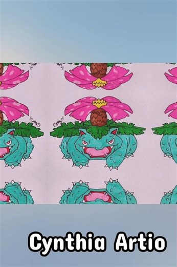 Drawing Venusaur ✏✨ #shorts#drawing#pokemon#anime#how#howto#howtodraw#venusaur#easy#easydrawing