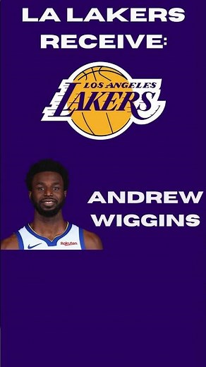 TRADING Andrew Wiggins To The Los Angeles Lakers! #nba #basketball #viral