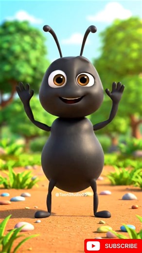 Mr Ant Dance #antdance #funnyshorts #cartoonshorts #cuteanimation #ytshorts #kidscontent