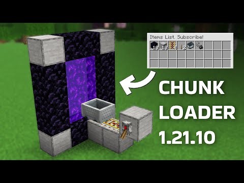 How to Build Chunk Loader in Minecraft | Chunk Loader Minecraft 1.21.10