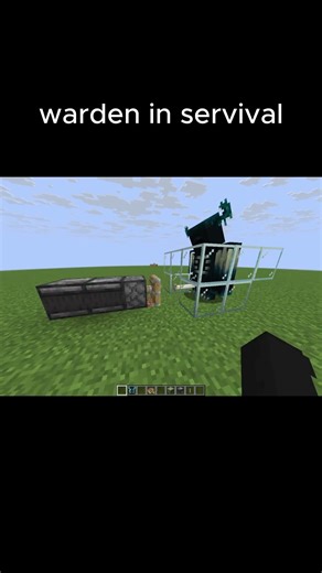 Warden Chase Speedrun #minecraft #shorts