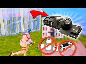 Trying DOUBLE Movement In Fortnite Using A Keyboard THUMBSTICK...