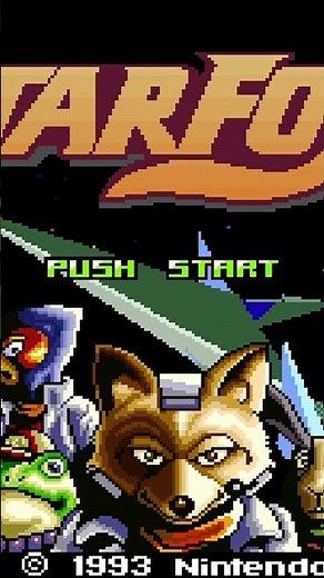 StarFox Super Nintendo (SNES) - Intro
