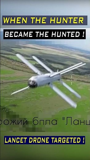 Russian Lancet Drone Gets Hunted by FPV Drone! #drones