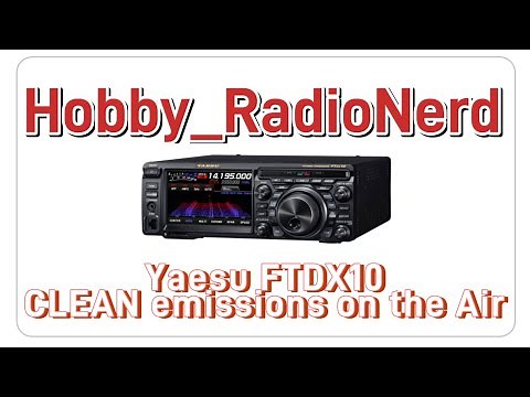 HAM Radio Yaesu FTDX10 SSB Mic Audio TX Audio settings for low 3rd Order Intermodulation Distortion.